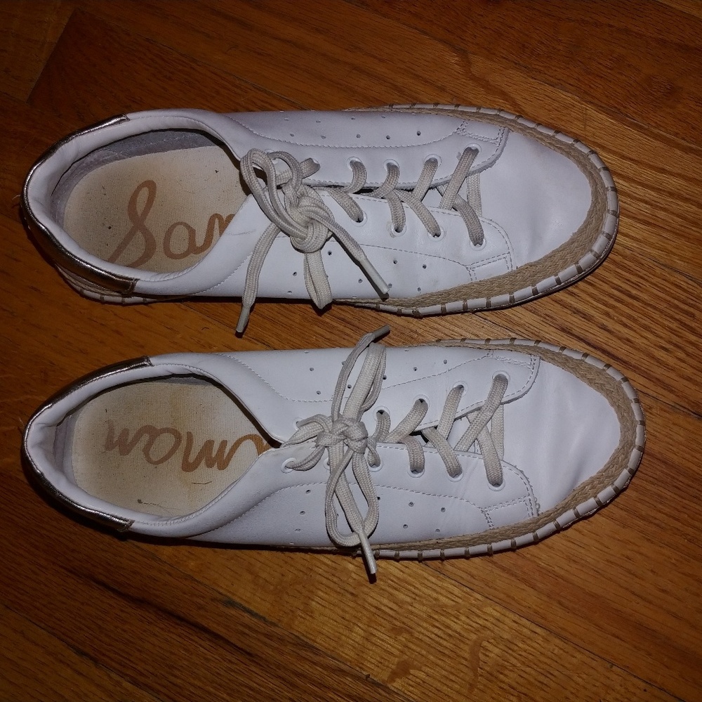 Sam Edelman White Sneakers Size 7.5